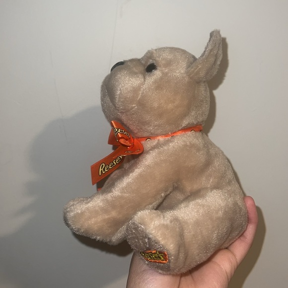 Dog Plushie Reese's Bow stuff animal dog Pitbull bulldog cute stuff animal soft - Picture 2 of 9
